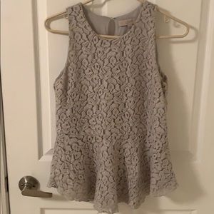 Peplum printed blouse Loft